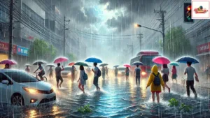 heavy rain